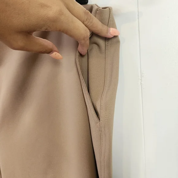 Rachel Zoe Khaki Beige Slim Pull On Shaping Pants Size 3X New NWT Office Work - Picture 4 of 9